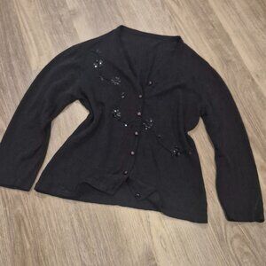 NYBASED Vintage Beaded Sweater